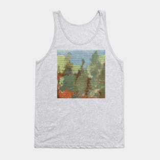 watercolour forest Tank Top